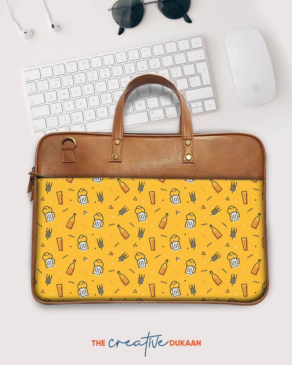 The Holiday The Vegan Leather Laptop Bag