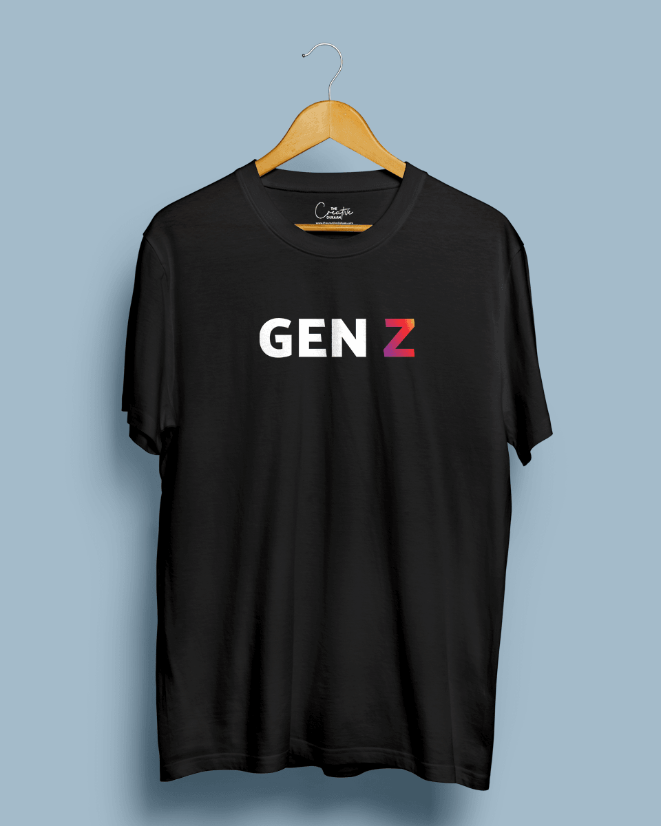 Gen Z - Half Sleeve T-shirt – Creative Dukaan
