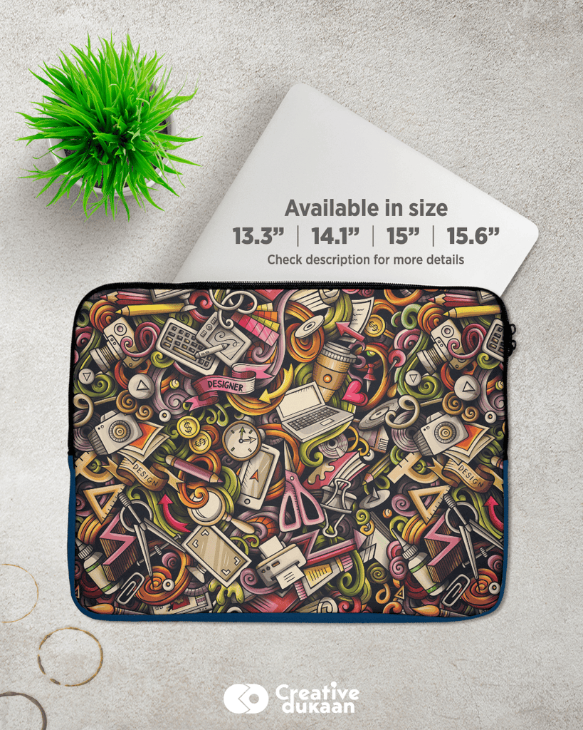 Creative Burst Designer Laptop Sleeves Art Meets Protection Creative Dukaan
