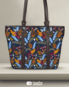 Dark Avian Designer Tote Bag - Creative Dukaan