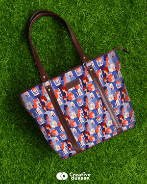 Abstract Stylish Tote Bag - Creative Dukaan