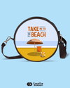 Take Me To The Beach Vegan Sling Bag - Creative Dukaan