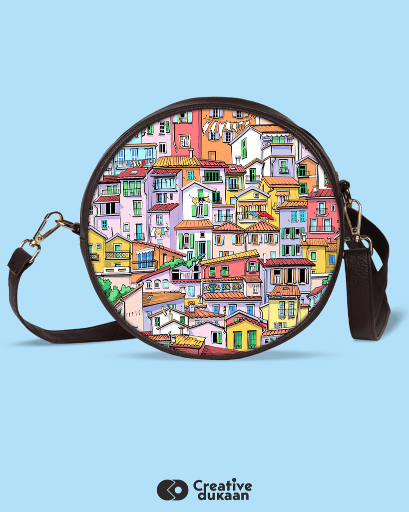City View Crossover Sling Bag - Creative Dukaan