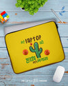 Don't touch my laptop - Funny Laptop Sleeve Bag - Creative Dukaan