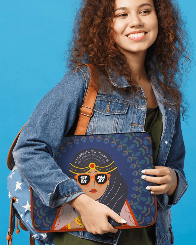 Blue Swag- Cool and Funny Laptop Sleeves – Creative Dukaan