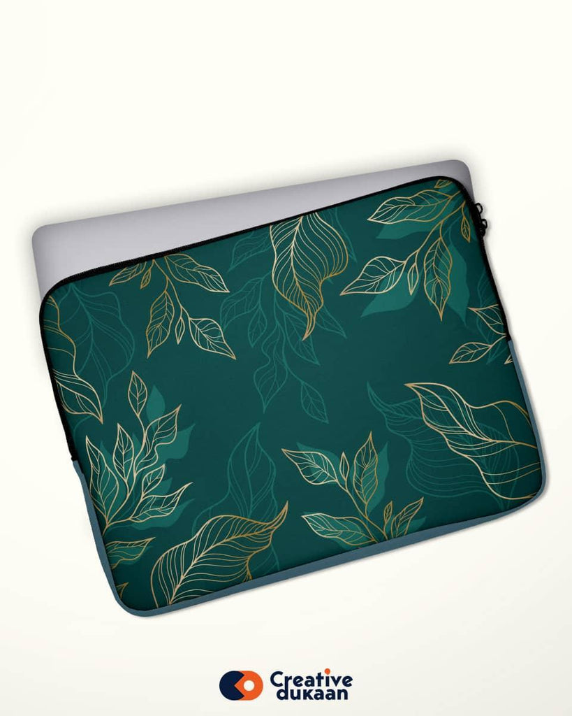 Beautiful Laptop Sleeve - The Greenery - Creative Dukaan