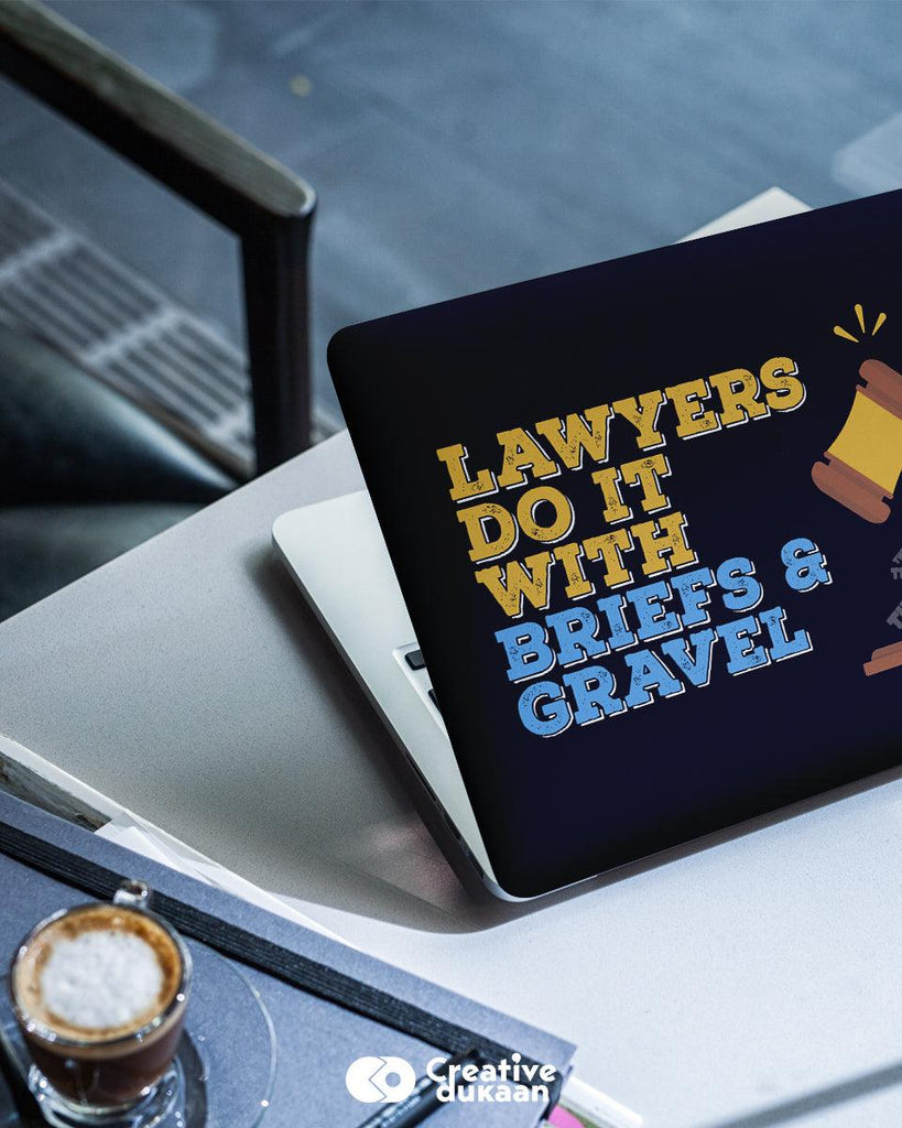 Law & Justice - Cool Laptop Skin for Lawyers - Creative Dukaan