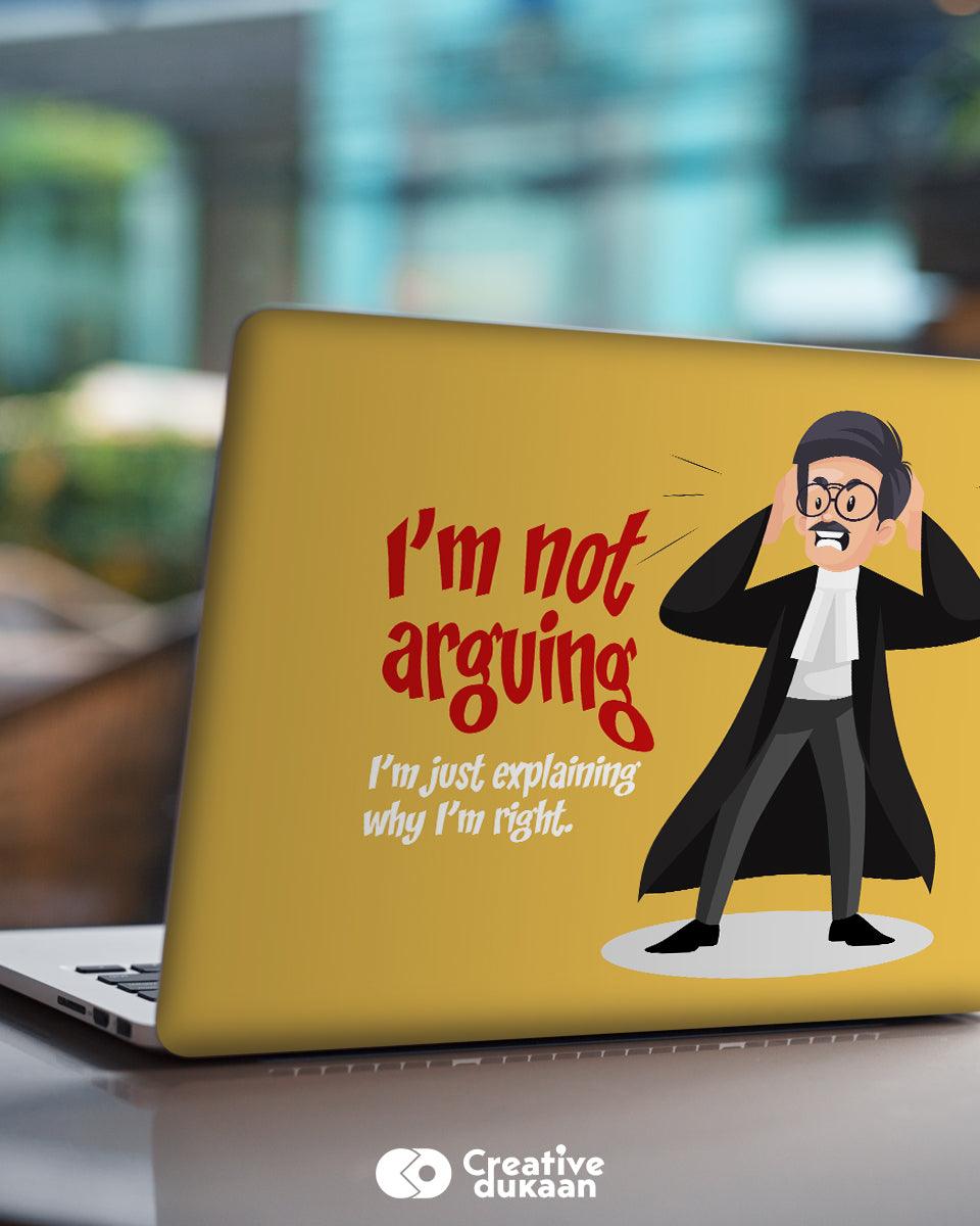Lawyer Argument - Cool Laptop Skin for Lawyers – Creative Dukaan