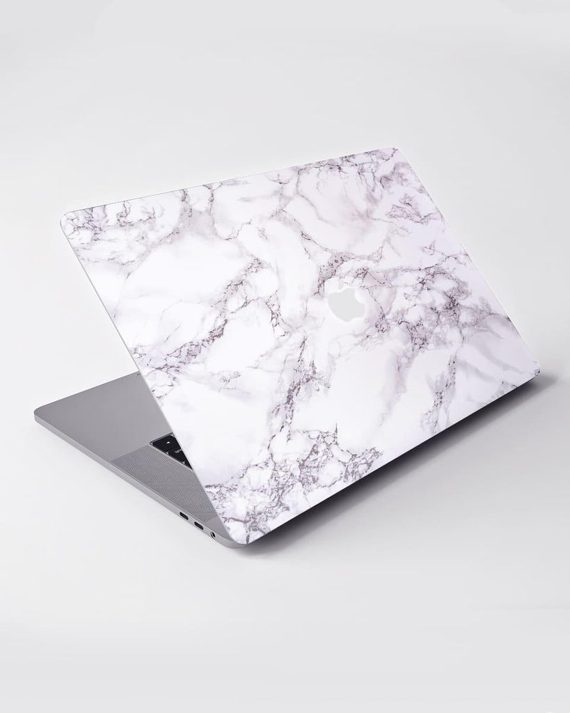 White Marble Laptop Skin For MacBook Air/MacBook Pro - Creative Dukaan