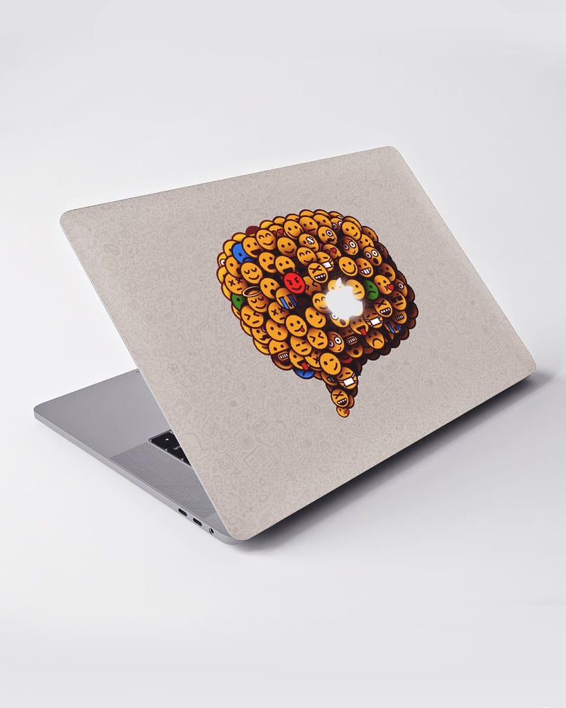 Apple MacBook Funny Emojies Laptop Skin - Creative Dukaan