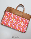 The Fall Leaves - The Vegan Leather Laptop Bag - Creative Dukaan