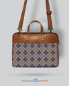 Traditional Design - The Vegan Leather Laptop Bag - Creative Dukaan