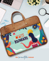Kanya Kuwari - The Vegan Leather Laptop Bag - Creative Dukaan