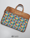 3 Parallels - The Vegan Leather Laptop Bag - Creative Dukaan
