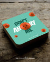 Angry Bollywood Smiley Coasters - Set of 2 - Creative Dukaan