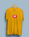 Insta Heart - Half Sleeve T-shirt - Creative Dukaan