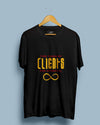 Client Approval Infinity - Half Sleeve T-shirt - Creative Dukaan