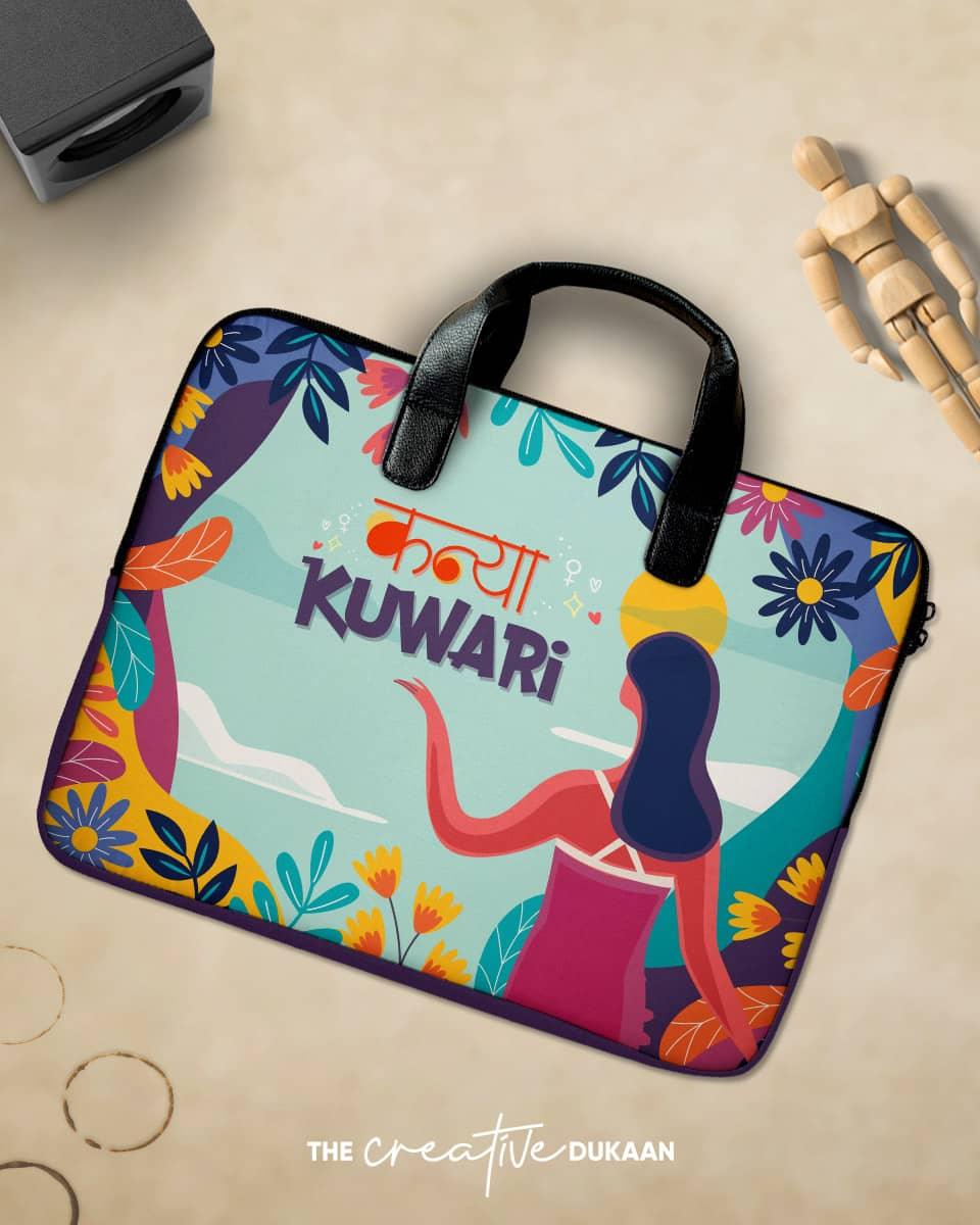 Kuwari Kanya Quirky Laptop Sleeve Bag Creative Dukaan
