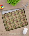 Cool Laptop Cover - Army Green Camouflage Design - Creative Dukaan