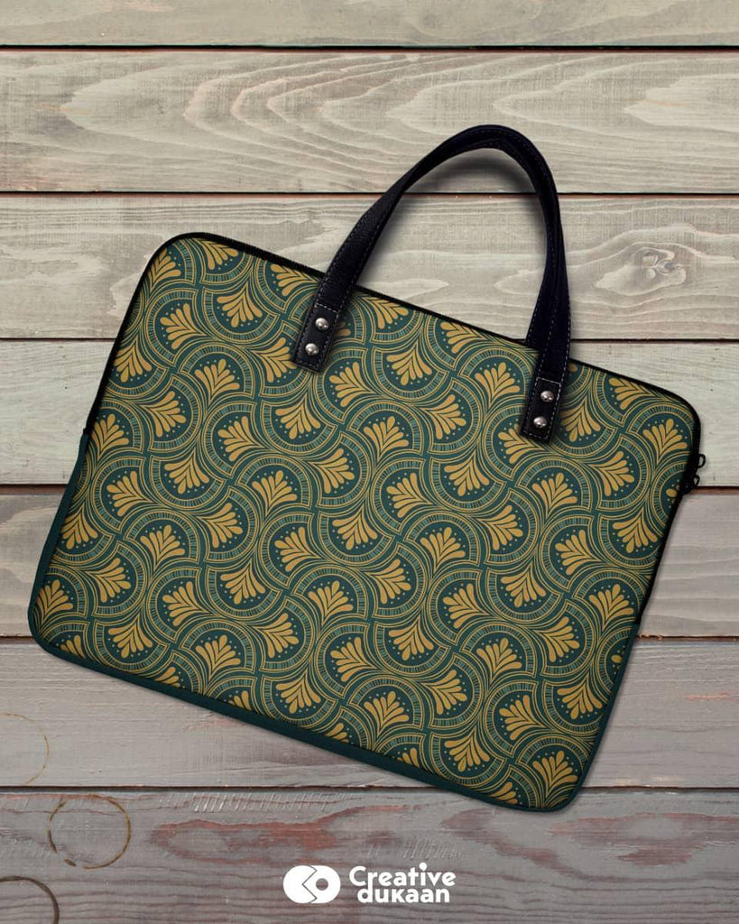 The Ornamentive beautiful laptop sleeve bag - Creative Dukaan