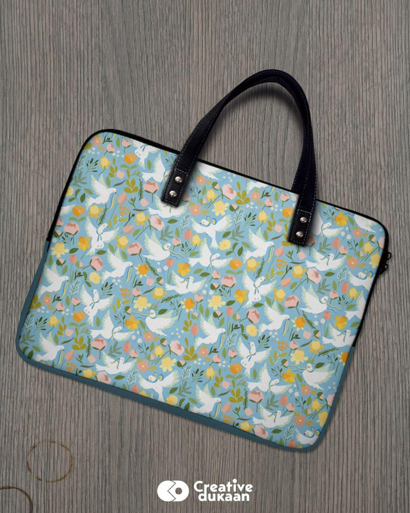 The Serenity beautiful laptop sleeve bag - Creative Dukaan