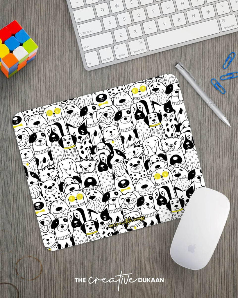 Creative Dog Lover - Quirky Mousepad - Creative Dukaan