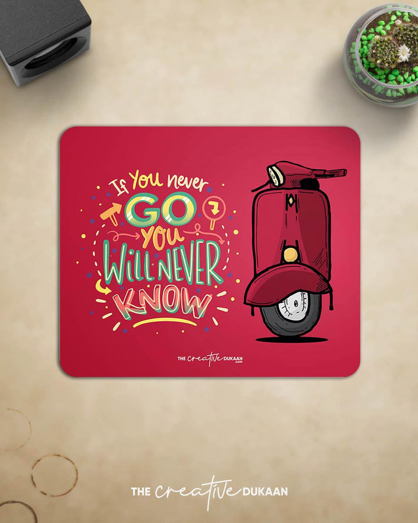 Ambitious quirky mousepad - Creative Dukaan