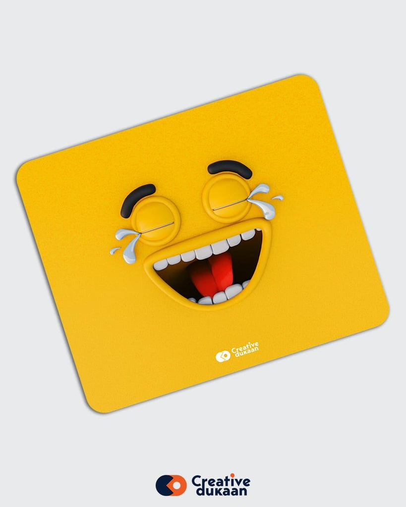 LOL Emoji cool Mousepad - Creative Dukaan