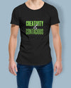 Creativity is contagious - Half Sleeve Creative T-shirt - Creative Dukaan