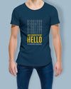 Hello in Binary - Half Sleeve T-shirt - Creative Dukaan