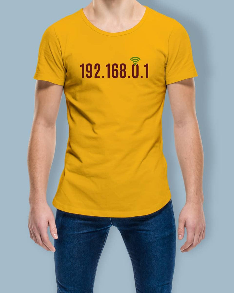 192.168.0.1 - Half Sleeve T-shirt - Creative Dukaan
