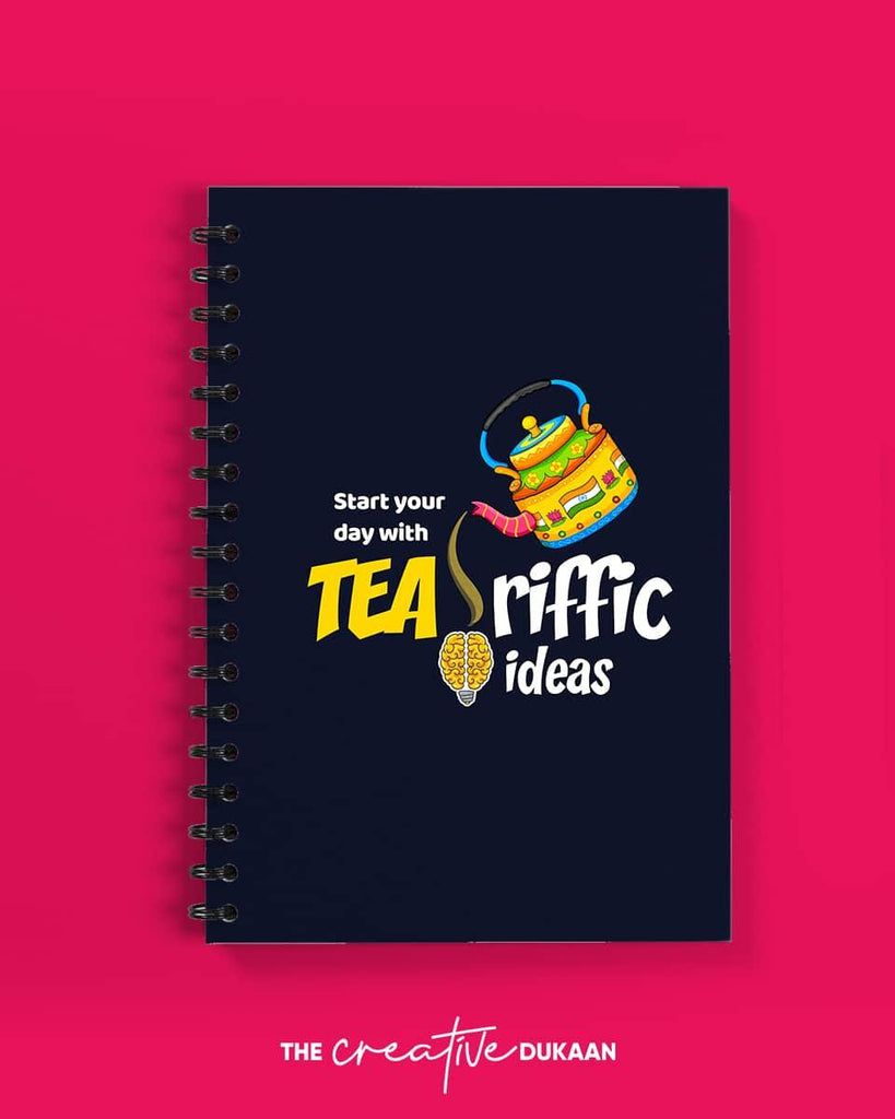 TEAriffic Ideas- A5 Notebook - Creative Dukaan