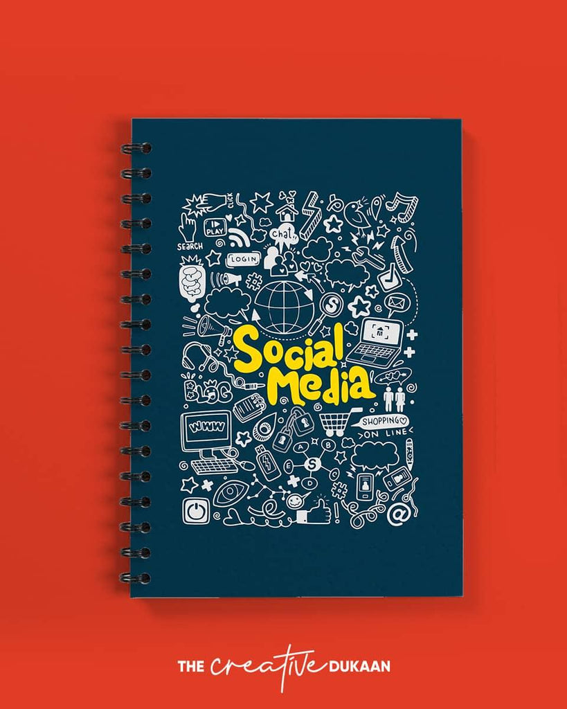 Social Media - A5 Notebook - Creative Dukaan