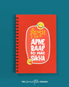 Apne baap ko mat sikha - A5 Cute & Cool Notebook - Creative Dukaan