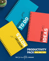 Productivity Pack - A5 Cool Notebooks - Creative Dukaan