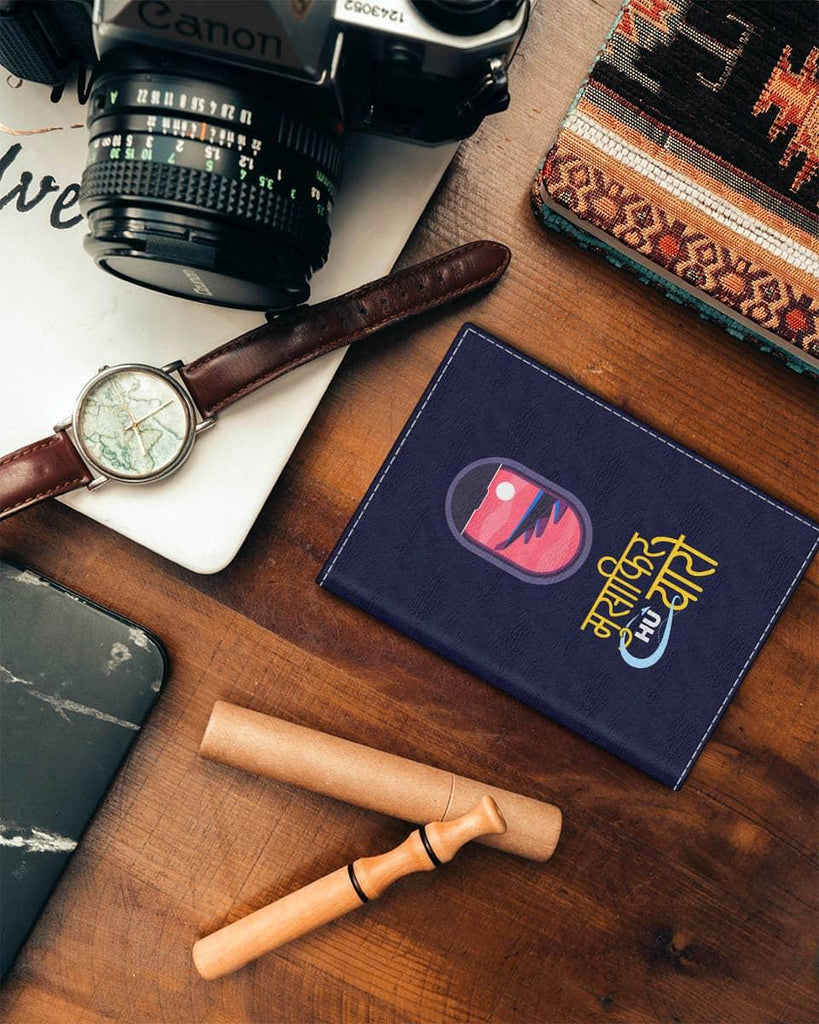 Musafir hu yaro traveler passport cover - Creative Dukaan