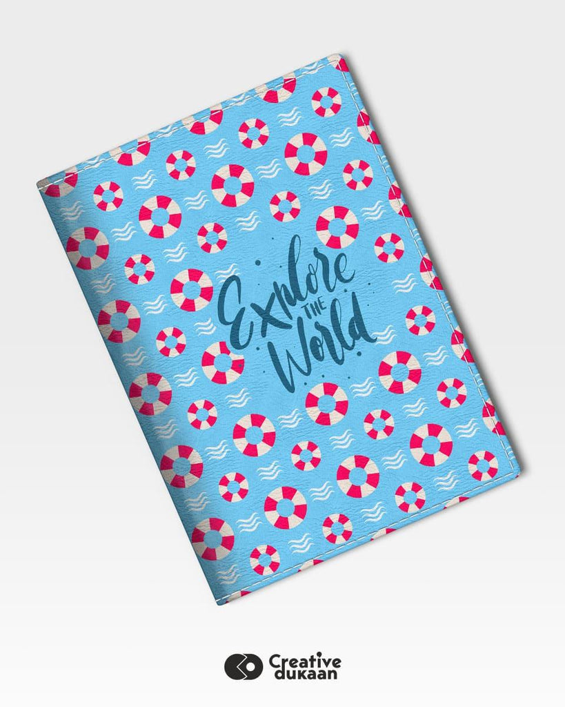 Passport Cover - Explore the World - Creative Dukaan