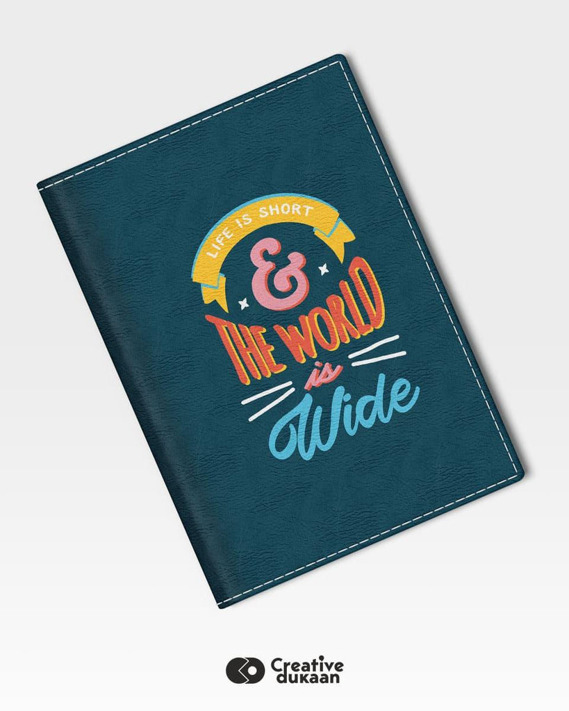 Passport Cover - The World is Wide - Creative Dukaan