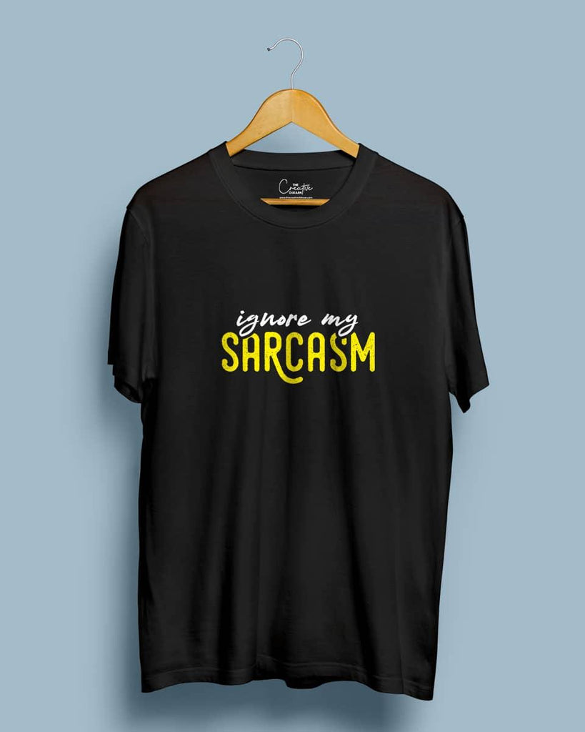 Sarcasm - Half Sleeve T-shirt - Creative Dukaan