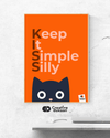 Orange background Wall Poster with quote 