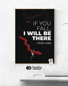 Black Background Creative Wall Poster with Tagline 