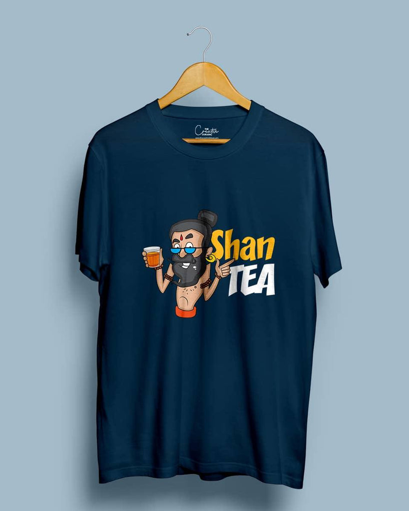 ShanTEA for Tea Lovers - Half Sleeve T-shirt - Creative Dukaan