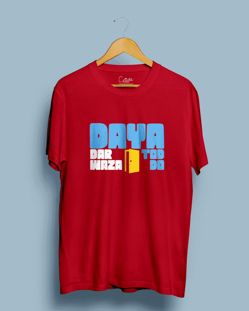Cool "90's CID" famous Dialouge - Half Sleeve T-shirt - Creative Dukaan